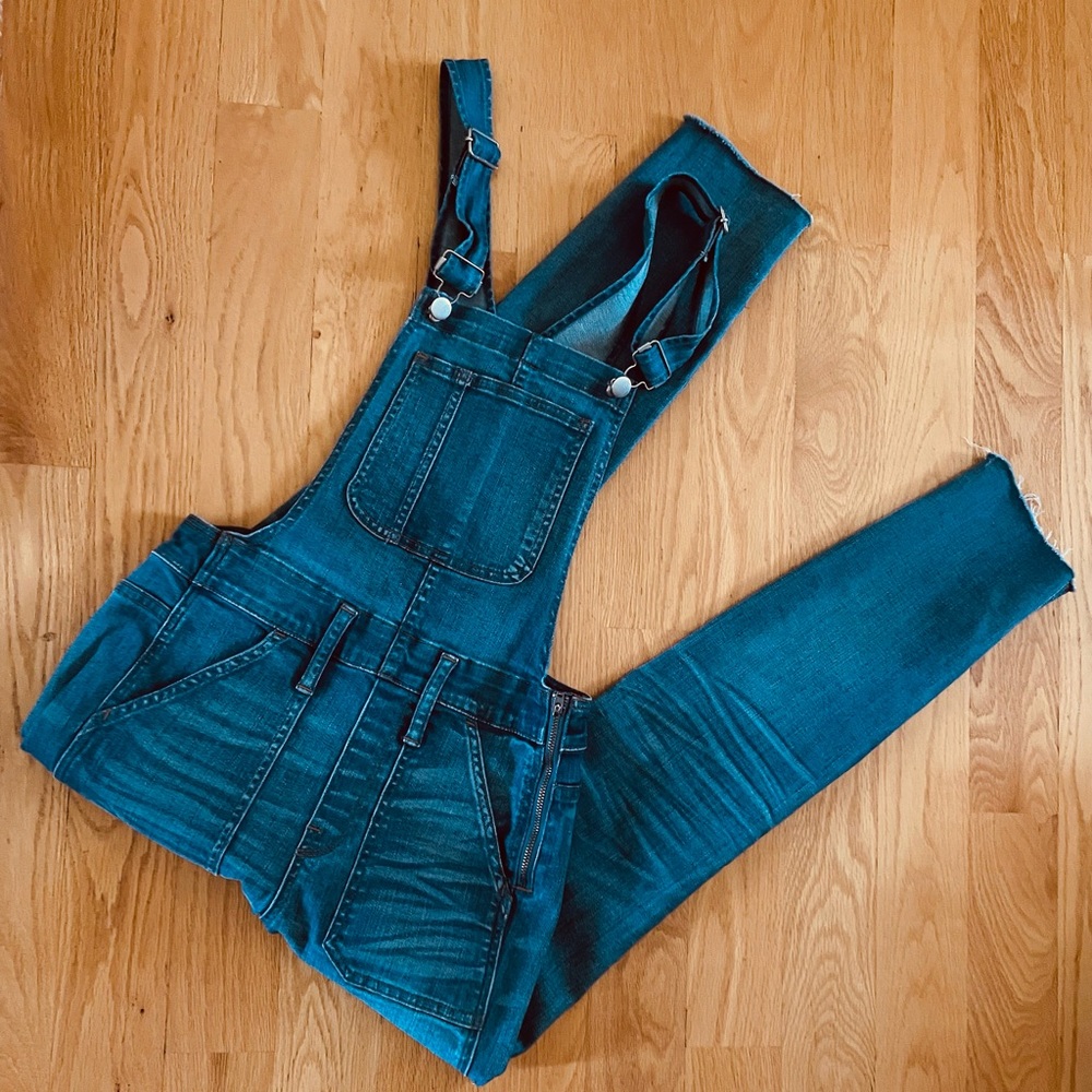 Madewell Skinny Overalls Kemp Wash